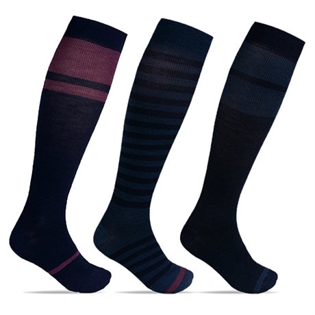 Product Image for Minfot Stödstrumpor Merinoull Midnight 3-pack
