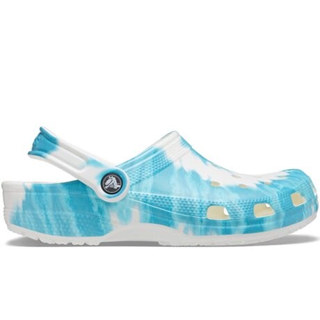 Product Image for Crocs Classic Clog Tie Dye Graphic Digital Aqua