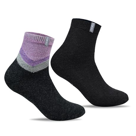 Product Image for Minfot Antihalk Ullstrumpor Cosy Viola 2-pack