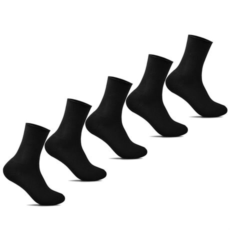 Product Image for Minfot Sensitive Bambustrumpor Terry Frotté Svart 5-pack