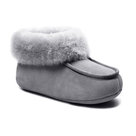 Product Image for Minfot Fårskinnstofflor Barn Hven Grå