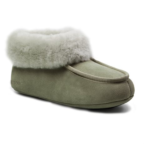 Product Image for Minfot Fårskinnstofflor Hemse Med Sula Olive