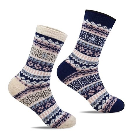 Product Image for Minfot Geilo Ullstrumpor Blå 2-pack