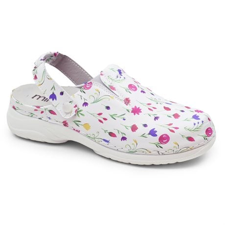 Product Image for Minfot Arbetsskor Mjuk Toffel Blommig