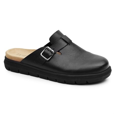 Product Image for Minfot Mjuk Toffel Soft Svart Skinn
