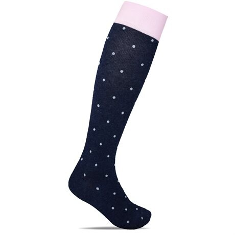 Product Image for Minfot Stödstrumpor Bomull Eco Dot Blue