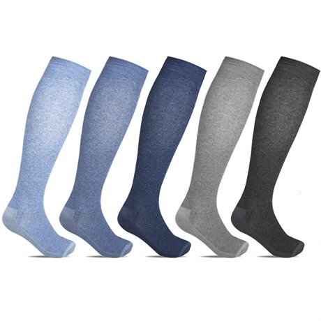 Product Image for Minfot Stödstrumpor Bomull Eco Melange 5-pack