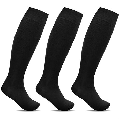 Product Image for Minfot Stödstrumpor Breda Bambu Svart 3-pack