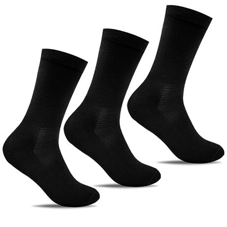 Product Image for Minfot Strumpor Merinoull Svart 3-Pack