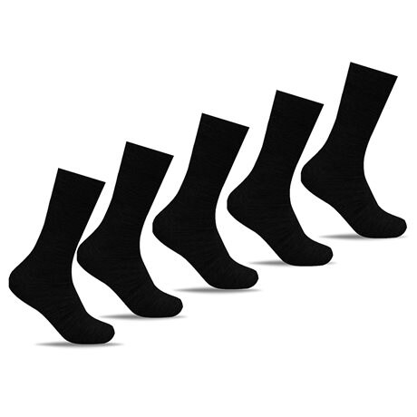 Product Image for Minfot Strumpor Merinoull Svart 5-Pack