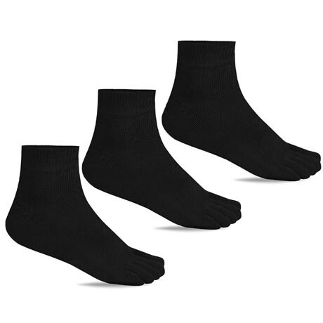 Product Image for Minfot Tåstrumpor Sport Svart 3-pack