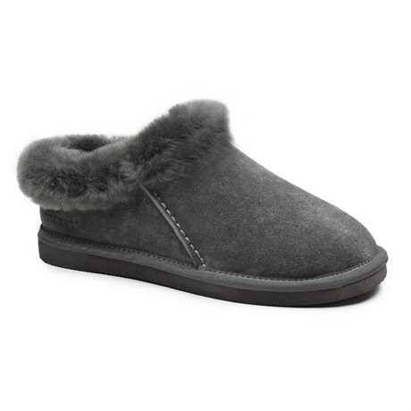 Product Image for Minfot Tofflor Fårskinn Bergen med sula Grå