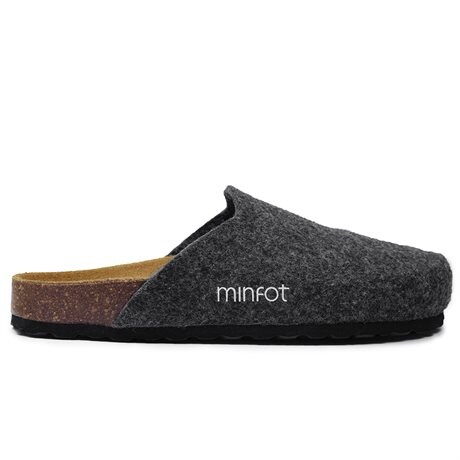Product Image for Minfot Tofflor Mjuk Antracit Recycled