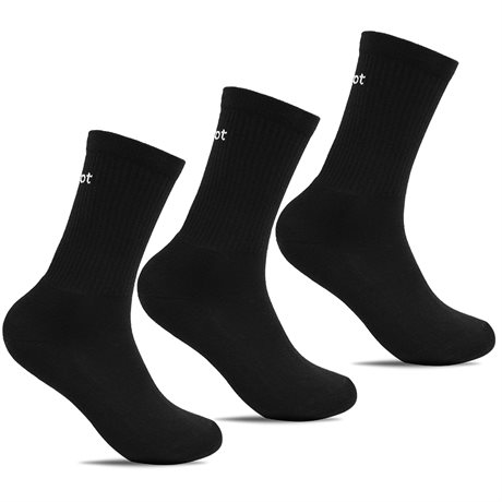 Product Image for Minfot Vandringsstrumpor Bambu Merinoull Svart 3-pack