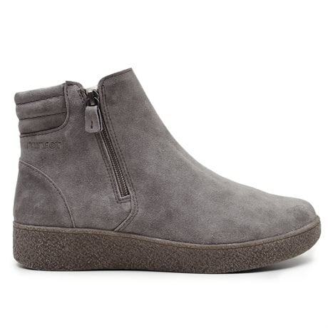 Product Image for Minfot Vera Boots Dubbel Dragkedja Mocka Taupe