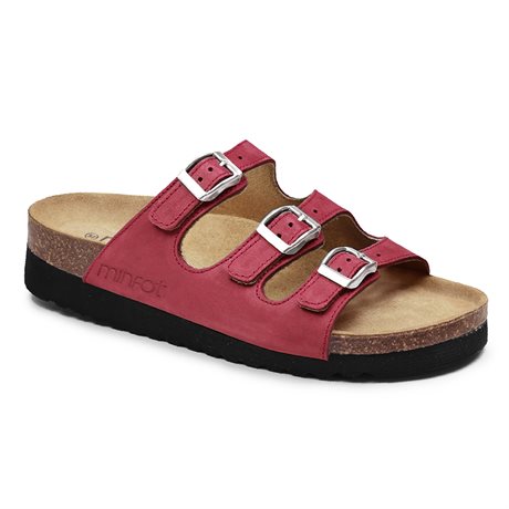 Product Image for Minfot Sandal Mjuk Bio Röd Nubuck