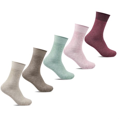Product Image for Minfot Bomullsstrumpor Sensitive Meadow 5-pack