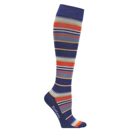 Product Image for SupCare Stödstrumpor Bambu Stripes Blue