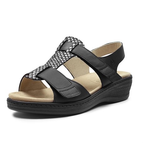 Product Image for Suave Extra Bred Sandal Skinn Marilyn Svart