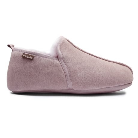 Product Image for Woollies Fårskinnstofflor Ritva Suede Rosa