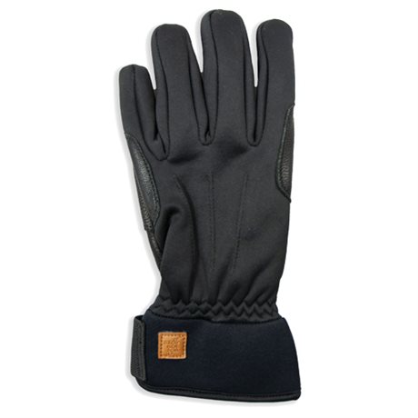 Product Image for Börjesson Handskar Herr Soft Shell Skinn Uttervik Svart