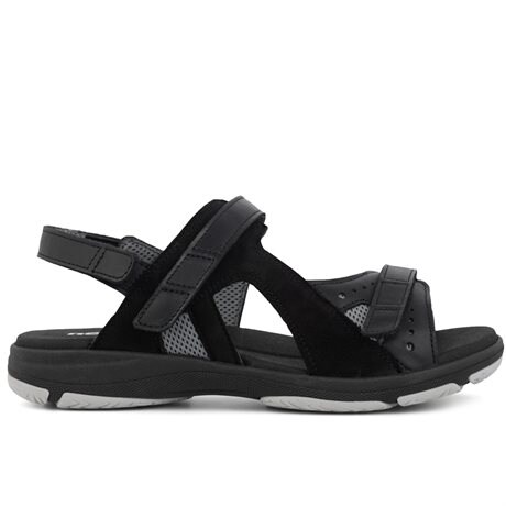 Product Image for New Feet Mille Extra Breda Sandaler Kardborre Dam Svart