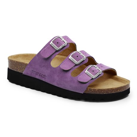 Product Image for Minfot Sandal Mjuk Bio Lila Mocka