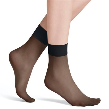 Product Image for Falke Nylonstrumpor Pure Matt 20 Anklet Black