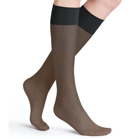 Product Image for Falke Nylonstrumpor Pure Matt 20 Knee-High Black
