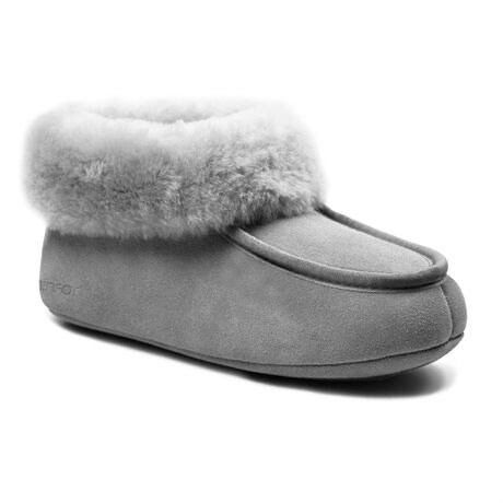 Product Image for Minfot Fårskinnstofflor Hemse Med Sula Ljusgrå