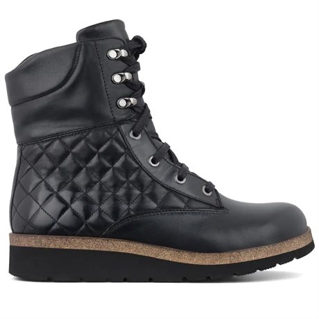 Product Image for New Feet Karen Breda Fodrade Skor Dam Lace Zip Svart