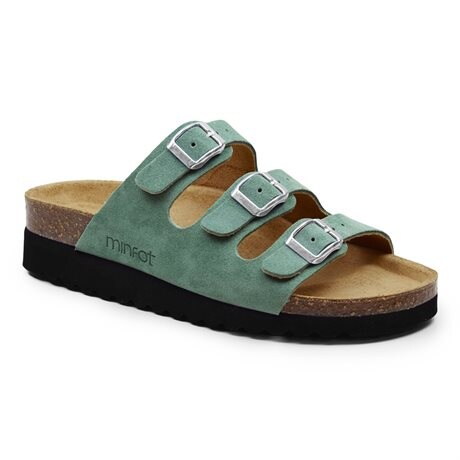 Product Image for Minfot Sandal Mjuk Bio Grön Mocka