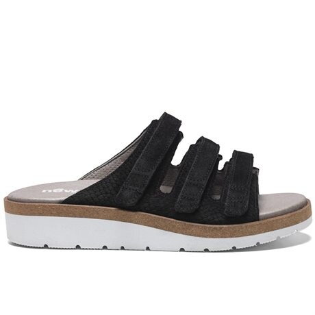 Product Image for New Feet Kirsten Breda Sandaler Kardborre Dam Svart