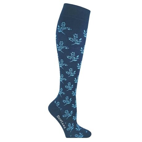 Product Image for SupCare Stödstrumpor Bambu Blue Flower
