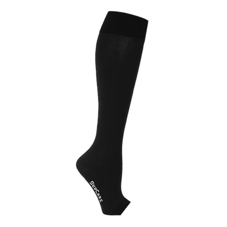 Product Image for SupCare Stödstrumpor Öppen tå Svart