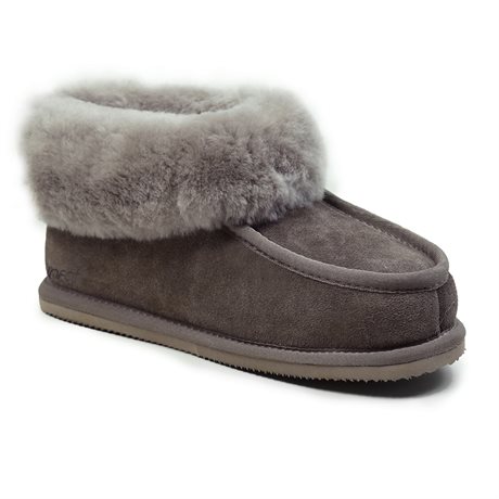 Product Image for Minfot Fårskinnstofflor Koster med sula Stone