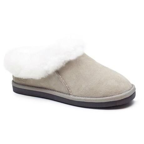 Product Image for Minfot Tofflor Fårskinn Bergen med sula Taupe