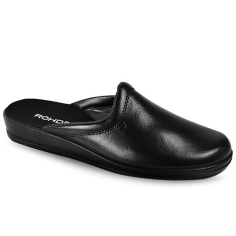 Product Image for Rohde Herrtofflor Läder Svart