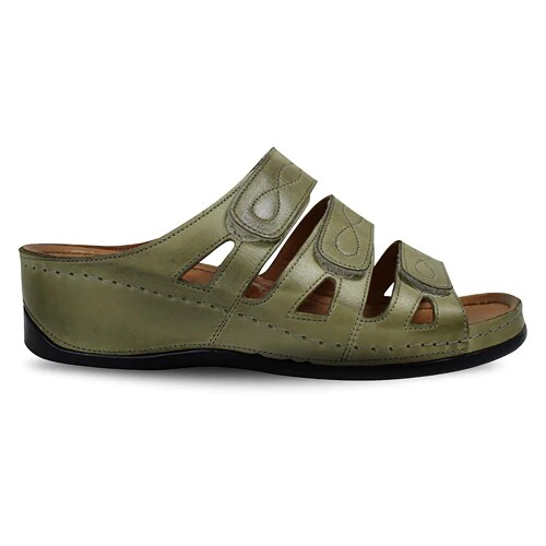 Charlotte Wave Damsandal Olive SANDALER.jpg