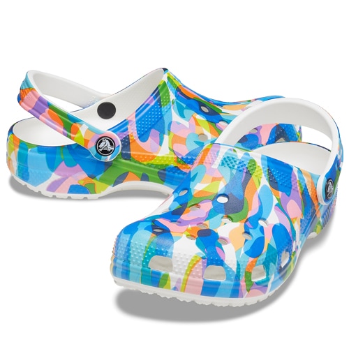 Crocs Classic Clog Bubble Block White Multi hos Minfot