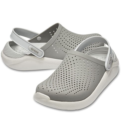 Crocs literide hotsell smoke pearl white