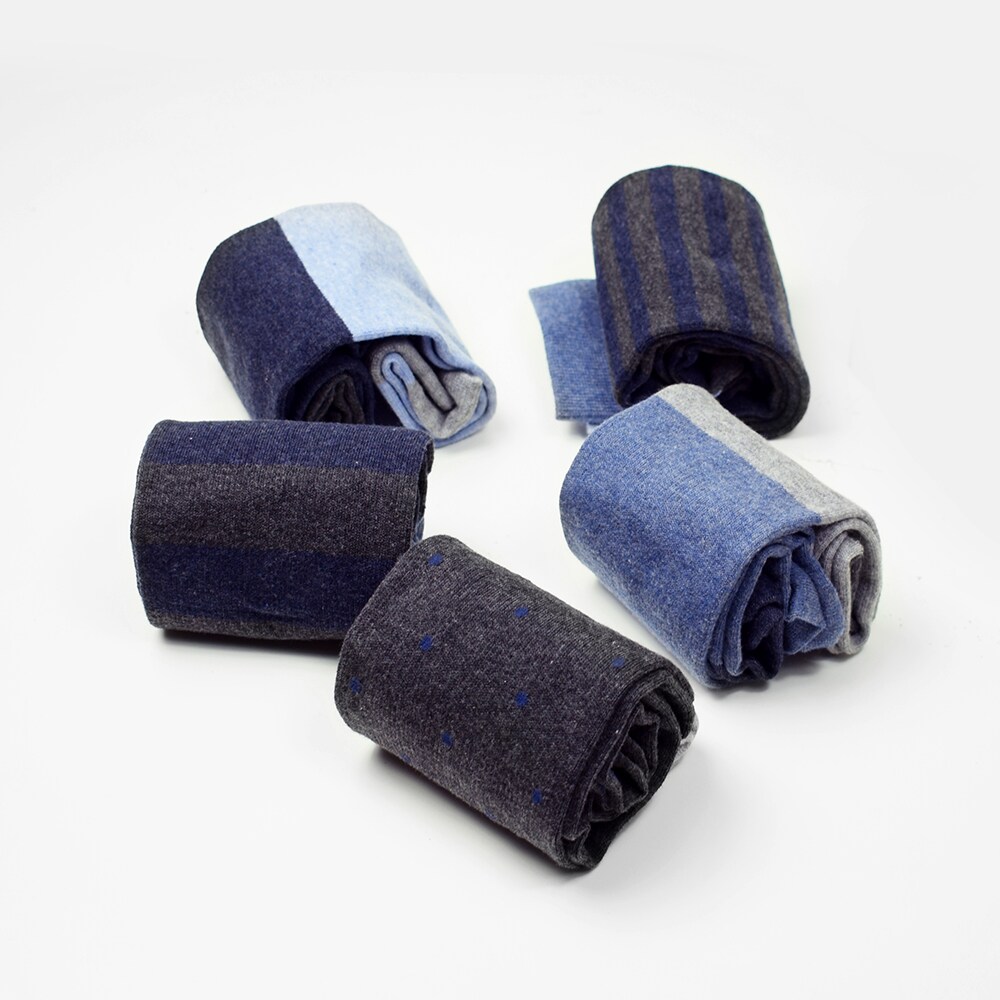 flerpack-stödstrumpor-minfot-Bomull-Eco-Everyday-Blue-5-pack.jpg