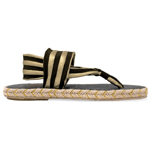 Nalho Ganika Sandal Metallic W Black Gold hos Minfot