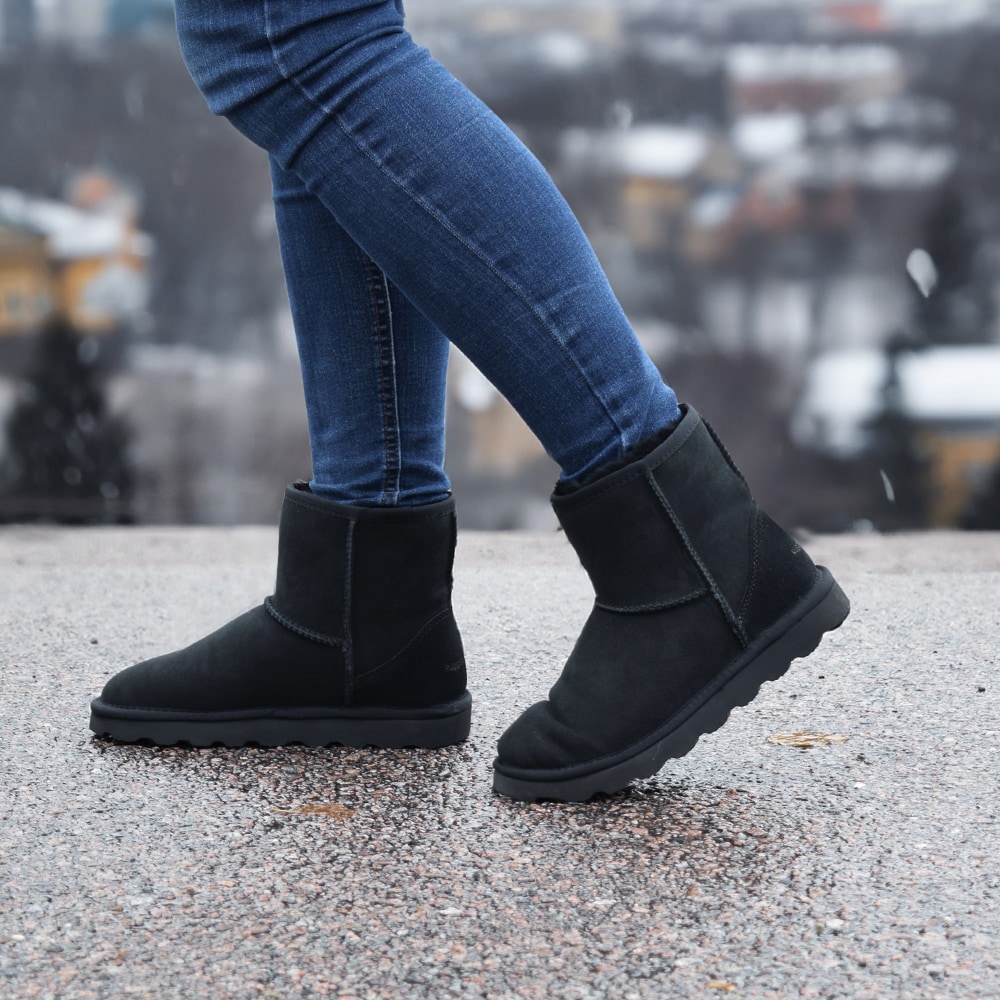 Boots Farskinn Classic Black Rugged Gear